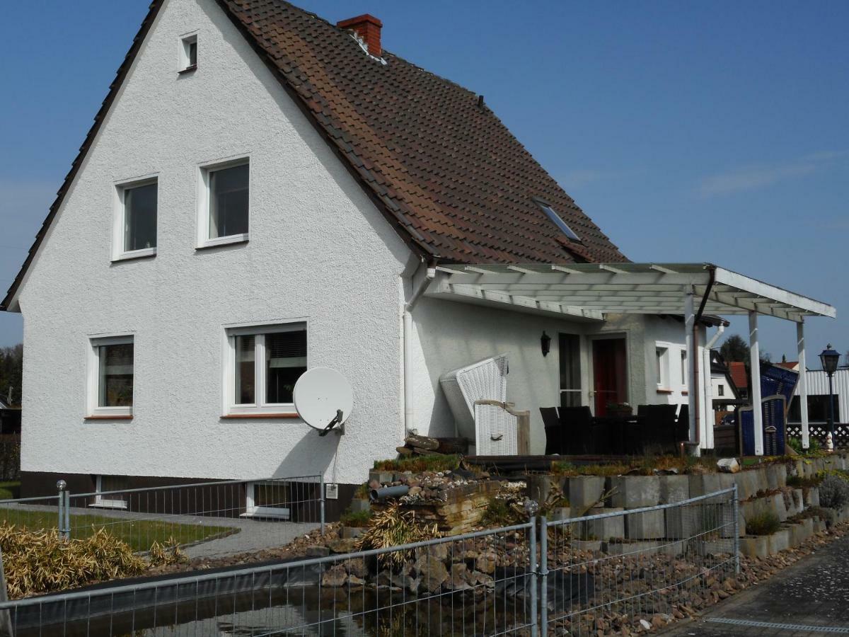 Modernes Ferienhaus Der Besonderen Art Mit Garten Lohne  Ngoại thất bức ảnh